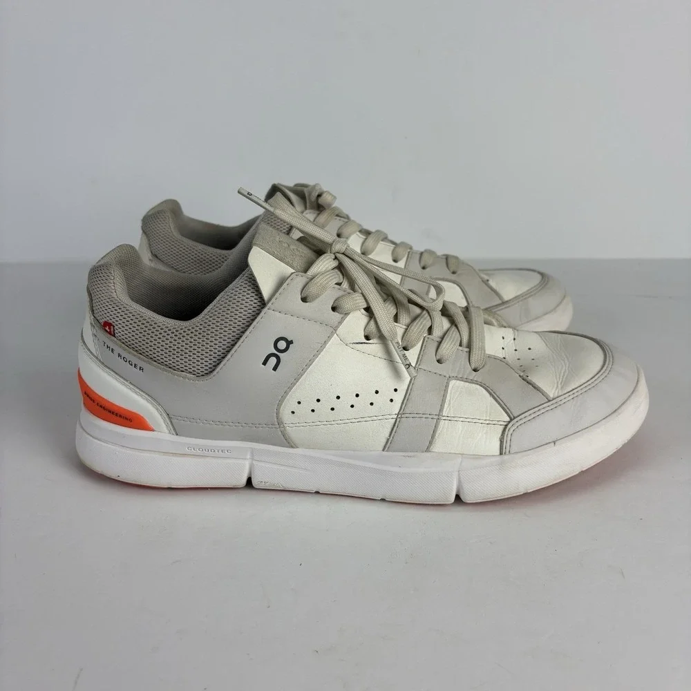 On Cloud The Roger Clubhouse White Suede Tennis Shoes Men's Size 11